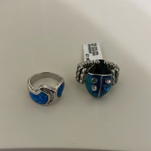 Rings - set of 2 💍 Size 4-5